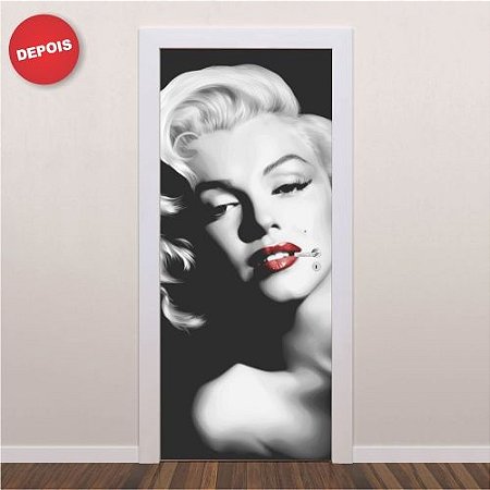 Adesivo porta Marilyn Monroe 210cm x 90cm