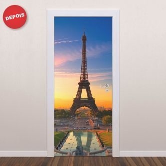 Adesivo porta Torre Eiffel 210cm x 90cm