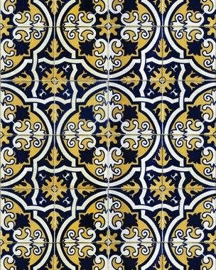 Papel de Parede Azulejo Império