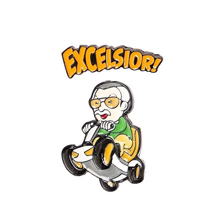 Kit 2 Pins Stan Lee - Excelsior