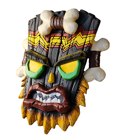Mascara UKA UKA - Crash Bandicoot Decoração/Quadro geek