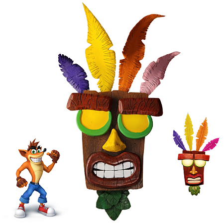 Mascara  AKU AKU - Crash bandicoot - Decoração/Quadro geek