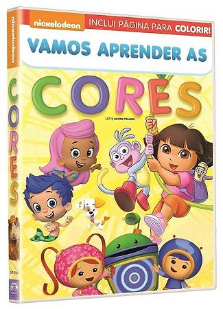 DVD - Nickelodeon Jr.: Vamos Aprender as Cores