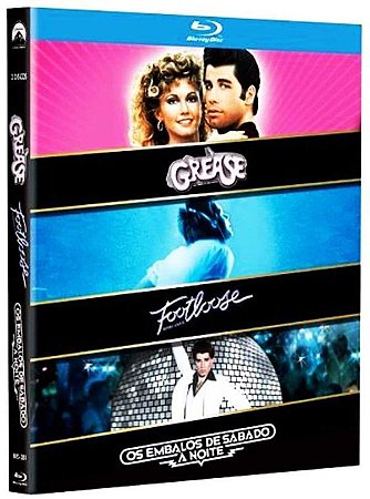 Blu-Ray Grease - Embalos de Sábado A Noite - Footloose