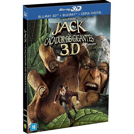 Blu Ray 3d + 2d + Cópia Digital Jack O Caçador De Gigantes
