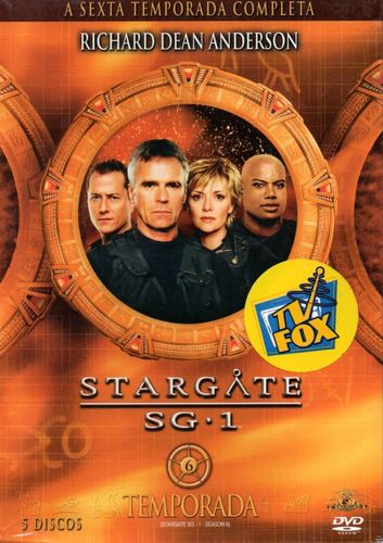 Dvd Stargate Sg1 6ª Temporada (5 Discos)