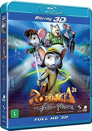 Blu Ray 3D/2D Rodencia E O Dente Da Princesa