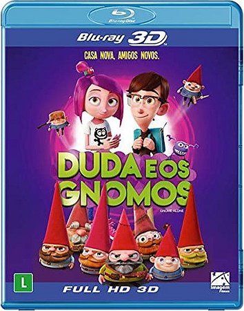 Blu-ray 3D/2D Duda E Os Gnomos