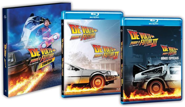 Box Blu Ray Trilogia De Volta Para O Futuro ( 4 Discos )