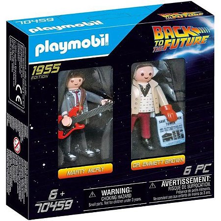 Playmobil - De Volta Para O Futuro Marty Mcfly E Dr. Emmett