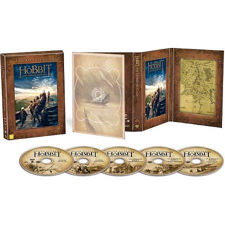 DVD O Hobbit: Uma Jornada Inesperada - Versão Estendida (5 Discos)