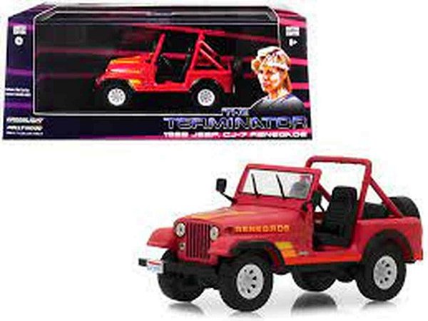 Carro Greenlight Jeep CJ-7 Renegade The Terminator 1983 1/43