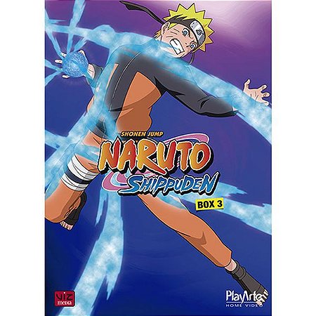 DVD BOX - Naruto Shippuden - 1ª Temporada - Box 3 - 4 Discos