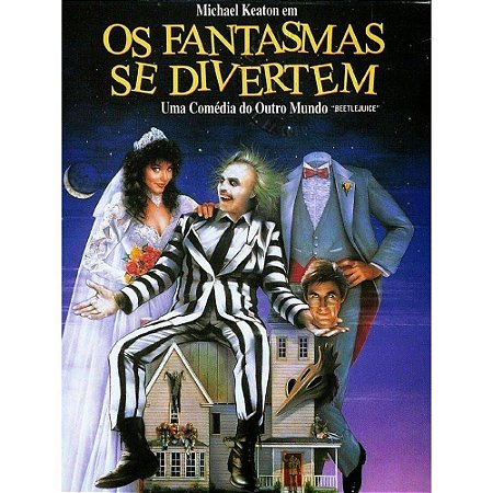 Dvd Os Fantasmas se Divertem - Tim Burton