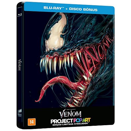 Steelbook - Blu-ray Duplo - Venom - Tom Hardy