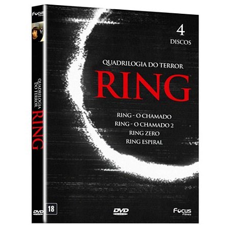 Box Dvd Ring O Chamado  Quadrilogia Do Terror