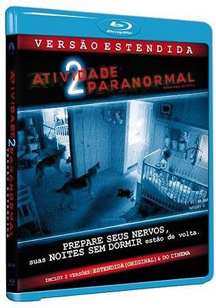 Blu Ray  Atividade Paranormal 2  Versão Estendida