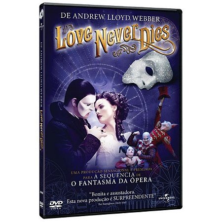 DVD - Love Never Dies - Andrew Lloyd Webber