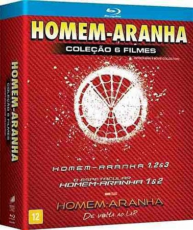 Blu-Ray Box - Coleção: Homem-Aranha - 6 Filmes