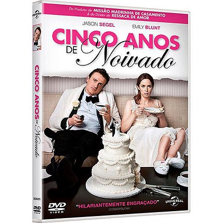 DVD CINCO ANOS DE NOIVADO - JASON SEGEL - EMULY BLUNT