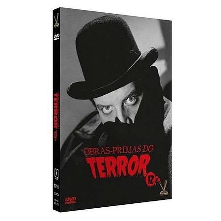 Box DVD Obras-Primas do Terror vol.12 - ( 3 Discos )