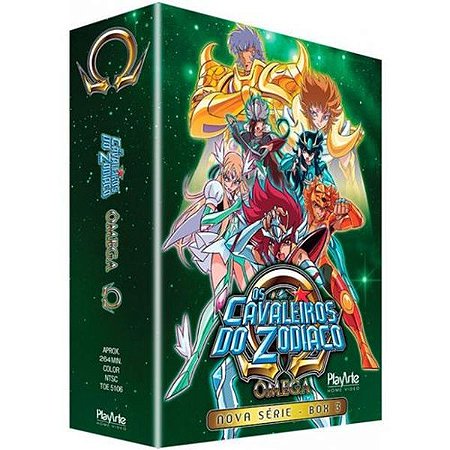 Box DVD - Os Cavaleiros do Zodiaco ÔMEGA BOX 3
