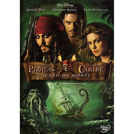 DVD Piratas do Caribe 2: O Bau da Morte
