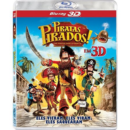 Blu-Ray 3D - Piratas Pirados!