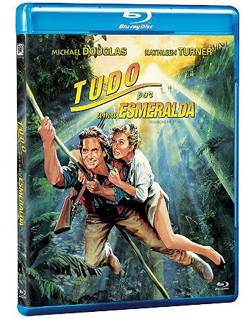 Blu-ray Tudo por uma Esmeralda (Romancing the Stone) - (exclusivo)