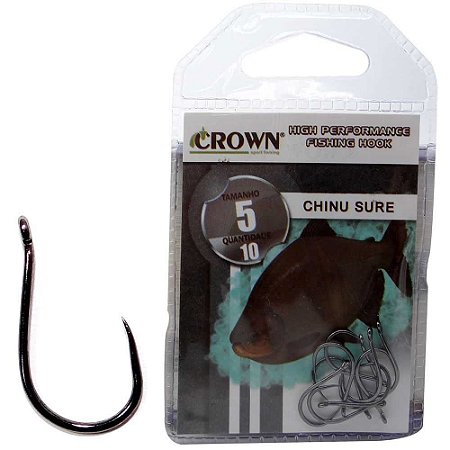 Anzol Crown Chinu Sure Black 05 C/10