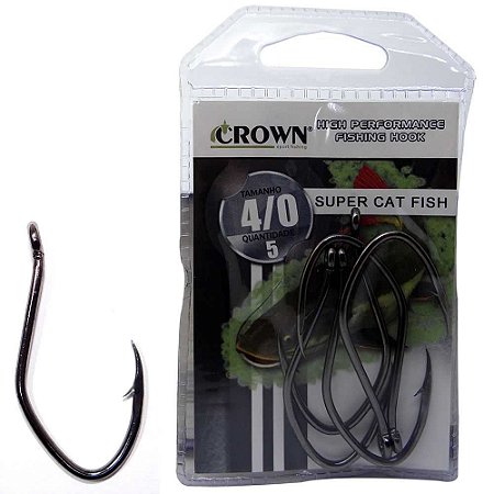 Anzol Crown Super Cat Fish Black 4/0