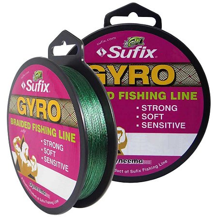 Linha Multifilamento Sufix Gyro Braided verde 80 lbs - 150m