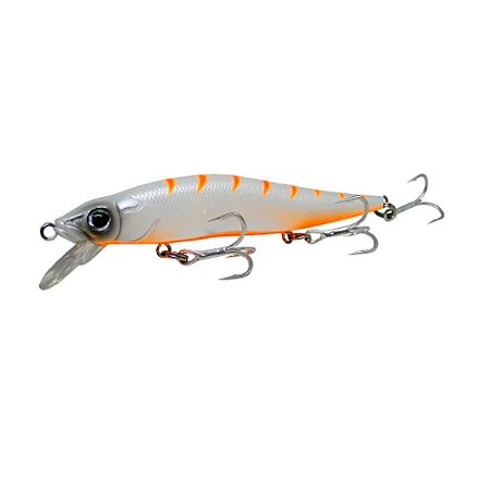 Isca artificial Yara Máquina 11cm 15g 74 Branco c/ Laranja4574