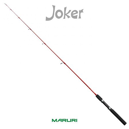 Vara Maruri Joker JV-S441UL 1,30m 3-8lb Vermelha p/ molinete