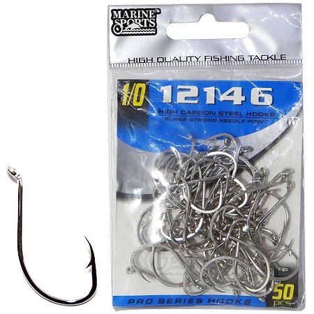 Anzol Marine Sports 12146 Nickel - 1/0 com 50