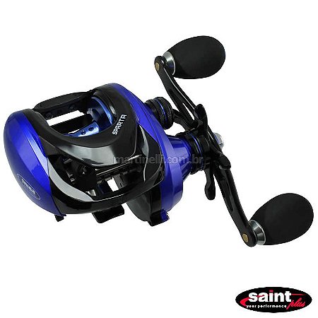 Carretilha Saint Plus Sparta LH 11 rolamentos, Drag 10Kg, Cap 0,33mm/160m - Esquerda