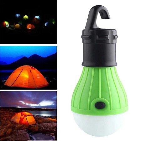 Lâmpada de LED p/ Camping Tent Lamp c/ Gancho