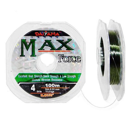 Linha Maruri Max Force Nylon 0,52mm - 100m