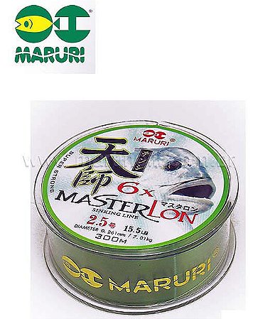 Linha monofilamento Maruri Master Lon 4.0 0,331mm 24 lbs 300m