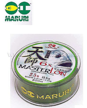 Linha monofilamento Maruri Master Lon 6.0 0,405mm 35,2 lbs 300m