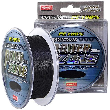 Linha multifilamento Power Zone 47lb 0,27mm 300m cor cinza