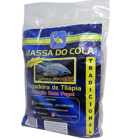 Massa para pesca Do Cola para tilapia - 500 gramas