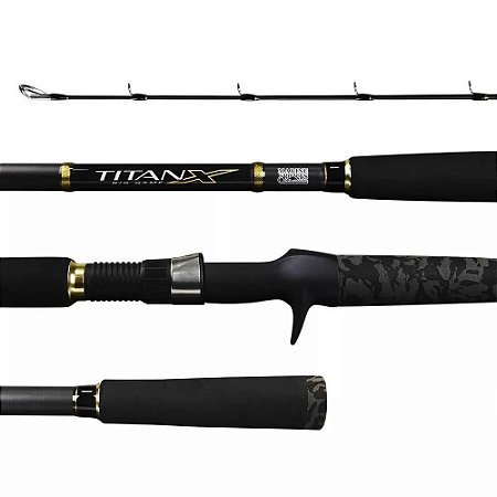 Vara Marine Sports Titan X Ttx-c562m 08-17lb 06-22g (2 Partes) (carretilha)