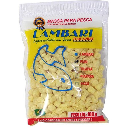 Massa pronta Lambari Fish Sports Piau Natural 100g