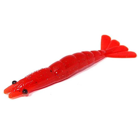 Isca artificial Camarão JET Shrimp Nihon Baits 8,7cm - 17 TOMATINHO