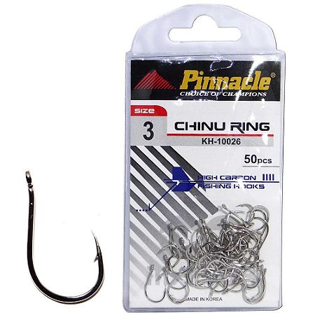 Anzol Pinnacle Chinu Ring KH-10026 - N3 c/ 50un