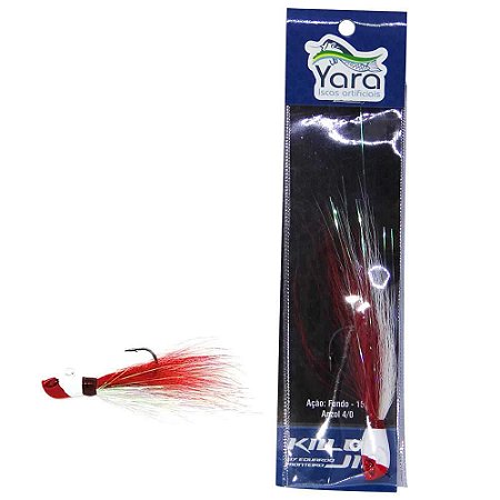 Isca artificial Yara Killer Jig 10g cor: 13 cabeça vermelha