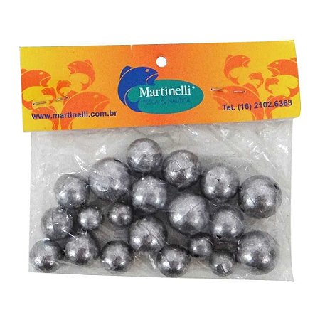 Kit de Chumbadas Redondas - 20 peças - 260g