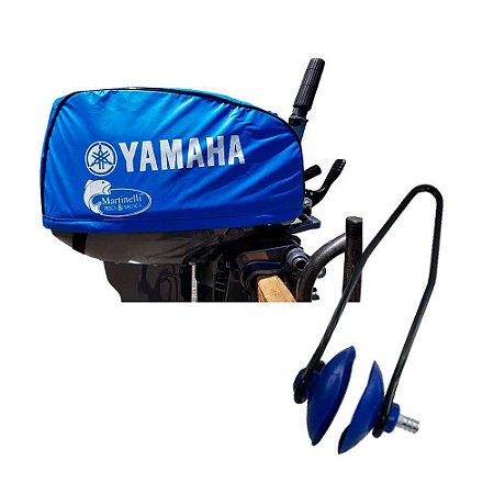 Capa de capô Yamaha 15 HP GMHS+ Lava motor tipo orelha.