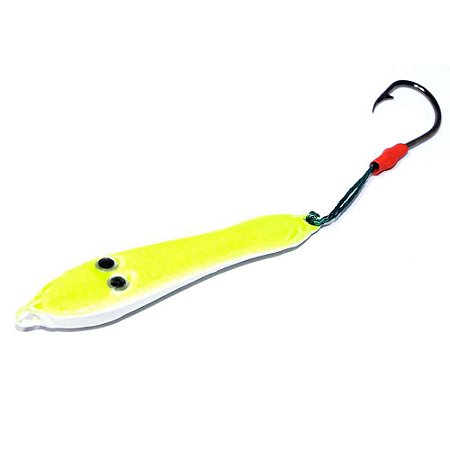 Isca Maruri Jig Sapinho 25g Verde Com Branco